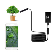 Endoscópio sem fio Wi-fi HD 720P 8mm Tubo 2M Duro Cabo USB Endoscópio Endoscópio Câmera Wi-fi Ao Ar Livre Câmera android Câmera do iphone 2024 - compre barato