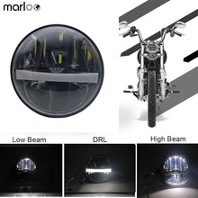 5.75" LED Motorcycle 5 3/4 DRL Bulb Headlight for FXCW FXCWC FXS FXSB FXSBSE FXST FXSTB FXSTC FXSTD 00-later 2024 - buy cheap