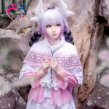Menina kobayashi dragão empregada cosplay anime kannakamui dos desenhos animados cos halloween maid traje mulher cosplay traje 2024 - compre barato