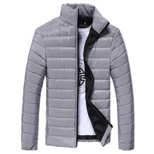 CHAMSGEND Boys Men Warm Stand Collar Slim Winter Zip Coat Outwear Jacket  Tops coat man 2018 L30723 2024 - buy cheap