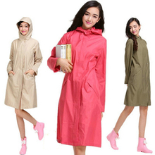 New cloak Raincoat  Women  Waterproof Thin Long Trench Rain Poncho Coat Jacket Female Chubasqueros Impermeables Mujer 2024 - buy cheap