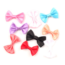 50pcs Mixed Satin Ribbon Bowknot Star Hair Clips Applique DIY Craft Grosgrain Bow Tie Scrapbooking Wedding Decoration 3.5x2.2cm 2024 - buy cheap