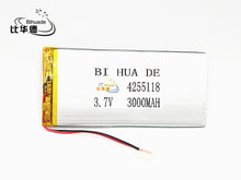 Li-Po 1pcs 3.7V,3000mAH,4255118 PLIB ( polymer lithium ion battery ) Li-ion battery for tablet pc,GPS,mp3,mp4,cell phone,speake 2024 - buy cheap