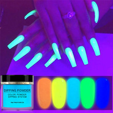 10ml Ultrafine Fluorescent Nail Powder Neon Phosphor Colorful Nail Art Glitter Pigment 3D Glow Luminous Dust Decorations 2024 - buy cheap