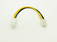 20-сантиметровый 8-дюймовый ATX 4-контактный штекер на 4-контактный женский кабель-удлинитель для ПК, кабель питания для настольного компьютера 2024 - купить недорого