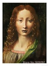 art for sale Head of the Saviour by Leonardo Da Vinci canvas Handmade High quality 2024 - buy cheap