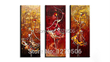 Hand Painted Abstract Oil Paintings On Canvas Hang Picture Ballet For Living Room Wall Decor Acrylic Paintings 2024 - buy cheap
