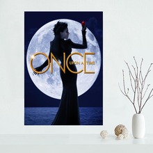 Once Upon A Time Canvas Poster Custom Canvas Painting Poster print cloth fabric wall art poster 2024 - buy cheap