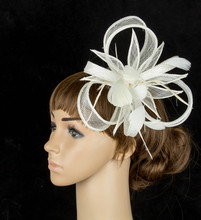 Sinamay Fascinator Hats Millinery Nice Bridal Hair Accessoires Event Occasion Headwear Women Elegant Fashion Headdress Headbands 2024 - buy cheap