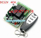 433 MHZ 315 MHz DC12V 4CH Código de Aprendizagem RF Sem Fio Controladores de Interruptor de Controle Remoto para Aparelhos 2026 - compre barato