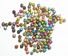 2000/PCS 4mm Mixed Color Stardust Acrylic Round Beads Spacer jewelry Finding Free shipping!!! 2024 - buy cheap