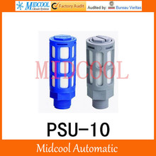 Silenciador de plástico PSU-10 thread 3/8 "psu tipo plástico timing silenciador ar conector pneumático 2024 - compre barato