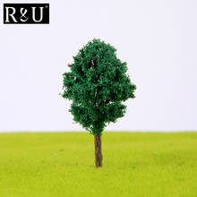 10PCS 60mm Height Plastic Mini Model Trees Foliage For Diy Train Railroad Scenery Landscape Diroama Layout Scene Architectural 2024 - buy cheap