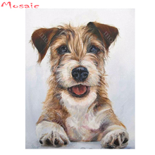 Full Square Diamond Painting Cross Stitch"jack russell terrier" pet diamond Embroidery dog Mosaic diamond custom,wall Decor 2024 - buy cheap