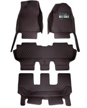 High quality! Custom special car floor mats for Right Hand Drive Isuzu Mu-x 7 seats 2019-2013 waterproof carpets for MUX 2017 2024 - buy cheap