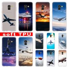 aircraft sky airport Anime Case For Samsung Galaxy A12/A20/A51/A70/A20s/A21s/A32/A50/A50s/A42/A52/A72 5G A8 A7 A6 2018 Cover 2024 - buy cheap