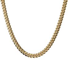 Granny Chic High Quality 10mm Gold Color Stainless Steel Miami Curb Cuban Chain Necklaces Mens Casting Dragon Lock Clasp jewelry 2024 - buy cheap