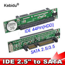 Kebidu IDE 44 pin 2,5 дюйма к SATA ПК адаптер конвертер 133 Гб/с Поддержка ATA 100 HDD CD DVD серийный жесткий диск оптовая продажа 2024 - купить недорого