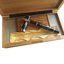 Jinhao Ancient Grey Chinese Oriental Dragon Fountain Pen with Original Box Free Shipping 2024 - buy cheap