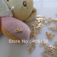 MP-03 3D 50pcs/bag Love Shape Metal Small Pendants Jewellery Accessories Nail Art Deco Metal Charms 2024 - buy cheap