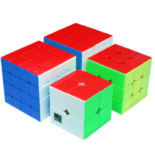 4 pçs/set 2x2 3x3x3 4x4x4 5x5x5 cubos mágicos quebra-cabeças para meninos puzzel moyu mofangjiaoshi pazzle profissional masculino crianças brinquedos 2024 - compre barato