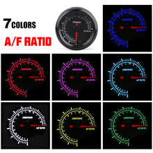 CNSPEED 52mm Car Air Fuel Gauge Ratio Narrow Band Air Fuel Ratio Meter 7 Colors LED with High Speed Motor YC101379 2024 - buy cheap