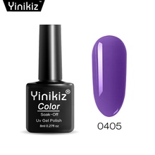 Yinikiz чистый цвет УФ-гель для ногтей Полупостоянный дизайн ногтей верхнее покрытие гель замочить от УФ светодиодный Гибридный лак 2024 - купить недорого