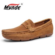 Mynde New Summer Style Soft Moccasins Men Loafers High Quality Genuine Leather Shoes Men Flats Gommino Driving Shoes Size 38-47 2024 - buy cheap