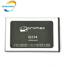 Micromax-batería Q334 para teléfono móvil, nuevo, original, de alta calidad, 3,7 V, 1800mAh, 5 uds. 2024 - compra barato