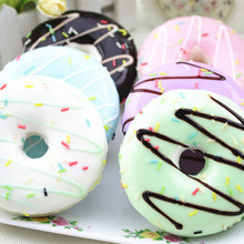 2018 Kids'1PC Squishy Squeeze Stress Reliever Soft Colourful pu Doughnut Scented Slow Rising  Toys tricks anti-stress squishy 2024 - buy cheap