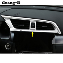 Car Styling Cover Frame Trim ABS Matte Front Air Condition Outlet Vent 3pcs For Honda Civic 10th Sedan 2016 2017 2018 2024 - buy cheap