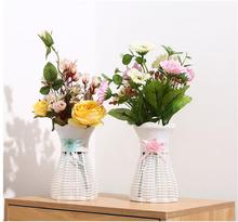 Plastic Rattan Vase Home Decor  Basket Flowers Pot Rattan Basket Wedding Table Decor 2024 - buy cheap