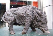 Estatua de escultura artística S0429, animal salvaje, jabalí, cerdo, hermoso, bronce puro, refinado, envío rápido 2024 - compra barato