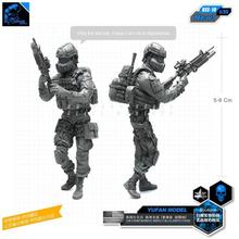 Yufan Model 1/35 Figure Modern American Commando Biochemical Soldier 1/35 Resin Soldier Bee-10 2024 - buy cheap