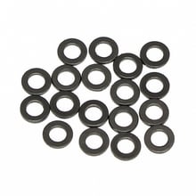 25pcs M19 nylon graphite washer flat washers plastic gasket ultra-thin gaskets high quality high temperature resistance black 2024 - buy cheap