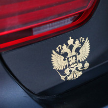 Coat of Arms of Russia Nickel Car Stickers for BMW E46 E60 Ford focus 2 Kuga Mazda 3 cx-5 VW Polo Golf 4 5 6 Jetta Passat 2024 - buy cheap