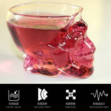 Кости Броня Воин череп дизайн вина кружка стеклянной чашки Готическая барная посуда для напитков 2024 - купить недорого