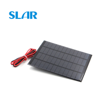 Поликристаллический силикон на солнечной батарее 12 в 2 вт с удлинителем 100 см, DIY модуль зарядного устройства, мини-игрушка на солнечных батарейках 2024 - купить недорого