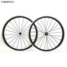 700c 38mm Alloy braking surface carbon wheels Clincher Road Bike Bicycle Wheels, Bitex Hub, bicycle wheelset 2024 - buy cheap