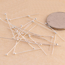Agulhas de conexão para joias, agulhas de cabeça redonda 18mm/ 25mm/ 30mm/ 40mm/ 50mm para fazer componentes diy de joias 2024 - compre barato
