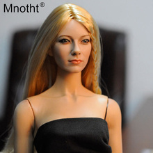Mnotht Toys KM Head 1/6 Female Head Sculpt KM13-15 Girl Head Carving Model With Long Hair Fit 12" Action Figure Doll Body Toys 2024 - buy cheap
