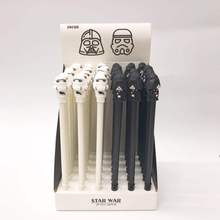 36 pcs Gel Pens Warrior black colored kawaii gift gel-ink pens pens for writing Cute stationery office school supplies 2024 - buy cheap