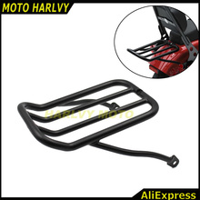 Black Motorcycle Fender Luggage Rack case for Harley Sportster 883 1200 XLH 883R 1200R 1200C 2024 - buy cheap