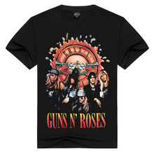 Camiseta de guns n roses para hombre y mujer, Tops de verano, camisetas holgadas GnR Rock, camisetas de moda de talla grande 2024 - compra barato