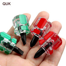 QUK Screwdriver Kit Mini Small Portable Radish Head Screw Driver Transparent Handle Repair Hand Tools Precision Screwdriver Set 2024 - buy cheap