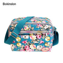 Bokinslon Woman Shoulder Bags Canvas Printing Ladies Crossbody Bags Fashion Popular Women Small Bags 2024 - buy cheap