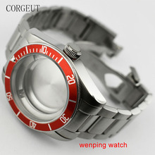 41mm corguet sapphire stainless steel case fit eta 2836 miyota 8215 8205 automatic watch case 2024 - buy cheap