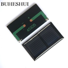 Bueshui-Mini Panel Solar policristalino, 1V, 125MA, DIY, batería de juguete, Kits de estudio, 45x25MM, venta al por mayor, 500 Uds. 2024 - compra barato