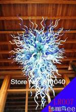 Big Size Modern Blue Chandelier Glass as Hotel Decoration LR007 2024 - buy cheap
