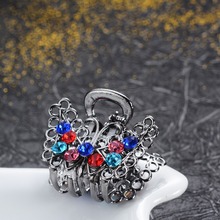 Gorgeous Rhinestone Butterfly Hair Claws Girls Wedding Hair Ornaments Vintage Hair Clip Metal Crab For Women Hair Jewelry Gifts 2024 - buy cheap